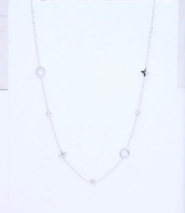 Collier Lucie [ argenté ]