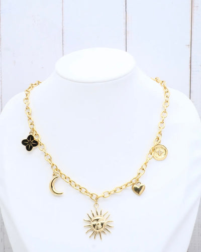 Collier sun [ dorée ]