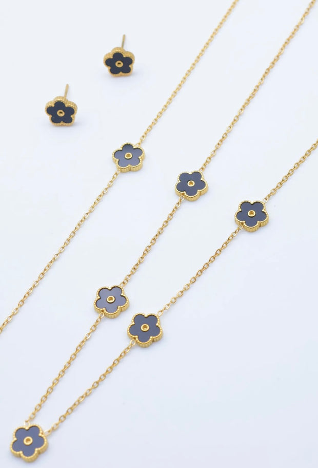 Parure Solange [ noir ]