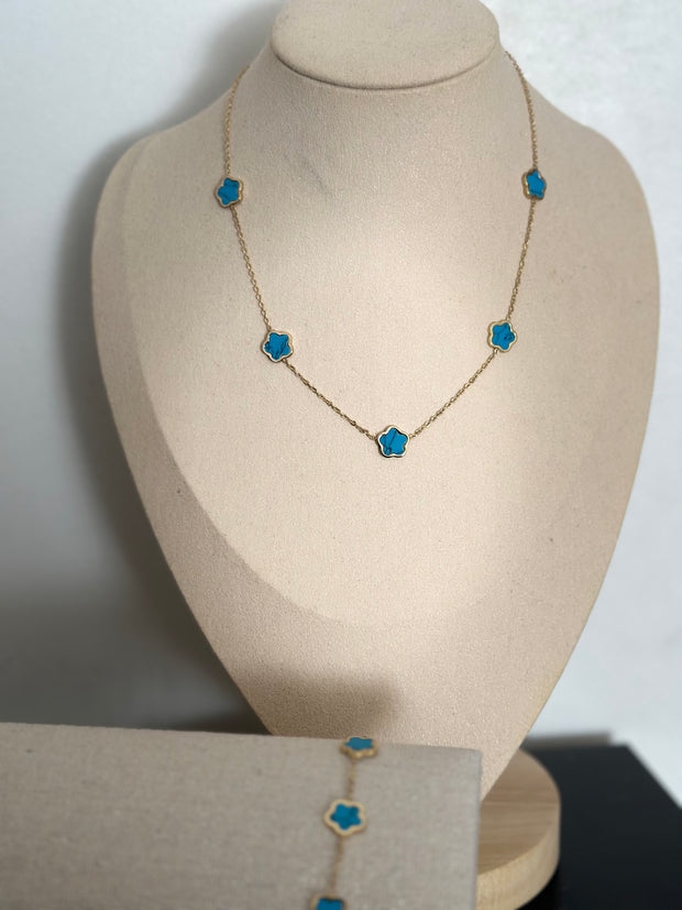 Collier Baya [ bleu ]