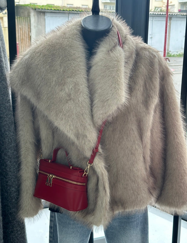 Pochette bandoulière [ bordeau ]