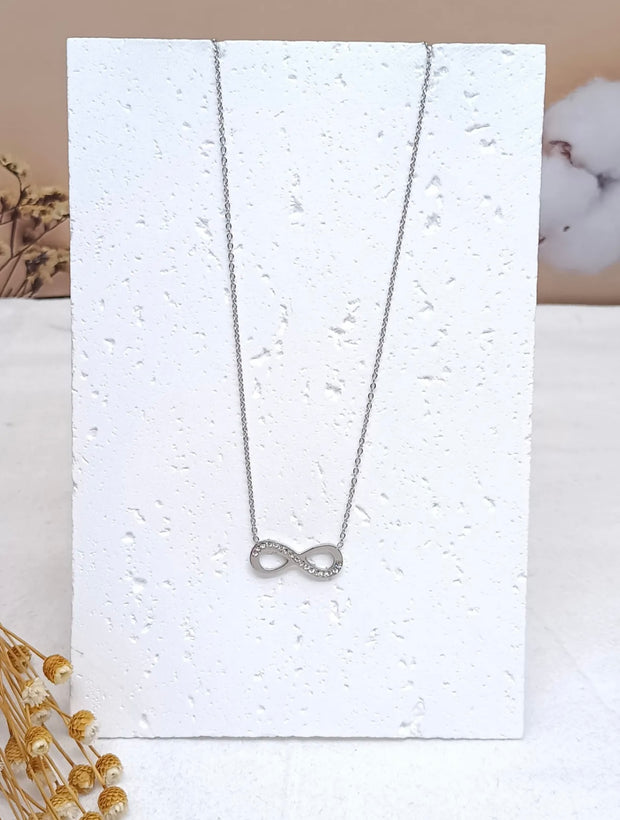 Collier Infinity [ argenté ]