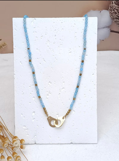 Collier Pamela [ bleu ]