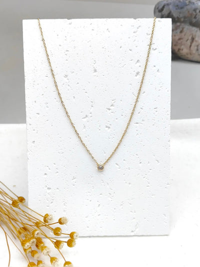 Collier simple [ dorée ]